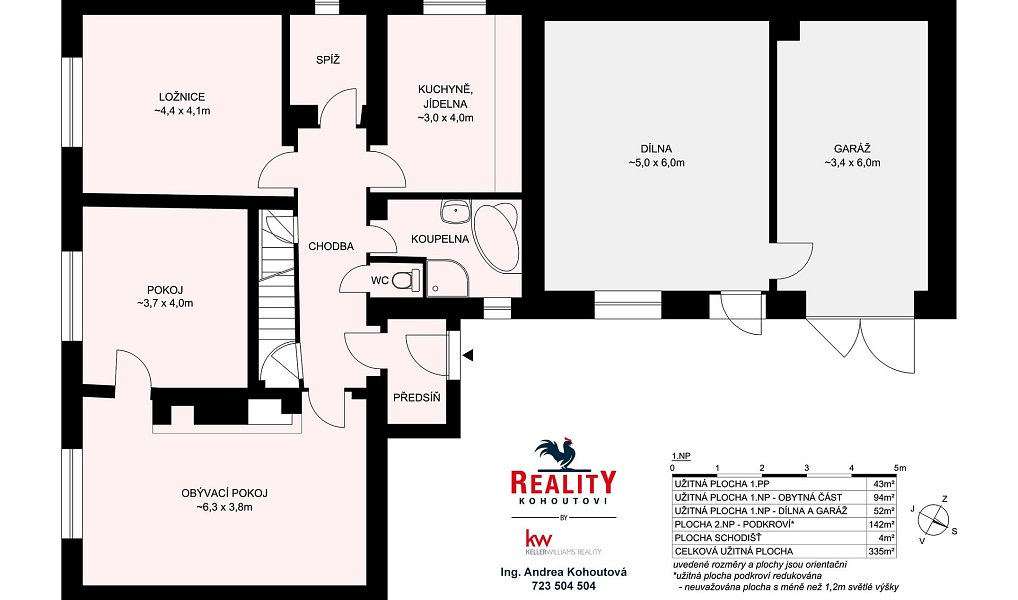 Prodej chaty/chalupy 240 m² s pozemkem 1 844 m², Vranov – náhled fotky 7