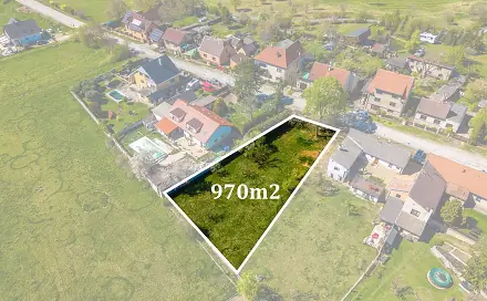 Prodej stavebního pozemku 970 m², V Chaloupkách, Vysoký Újezd, okres Beroun