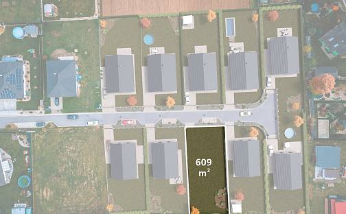 Prodej stavebního pozemku 609 m², Labské Chrčice, okres Pardubice