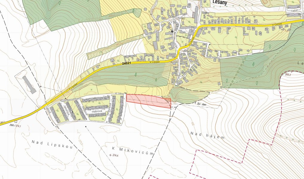 Prodej pole 5 755 m², Nelahozeves – náhled fotky 2