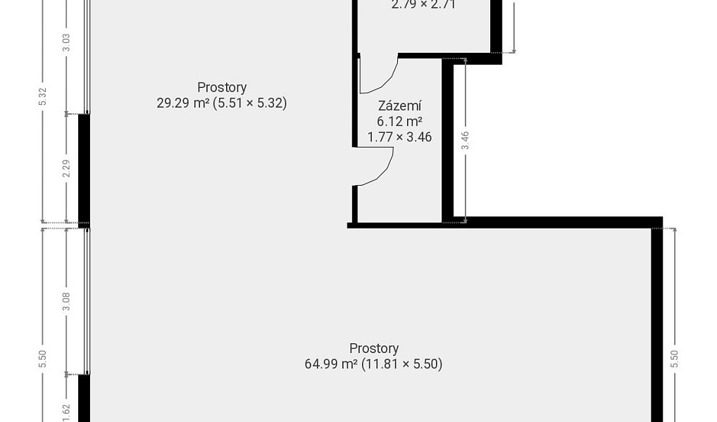 Pronájem obchodních prostor 110 m², Teplice – náhled fotky 19