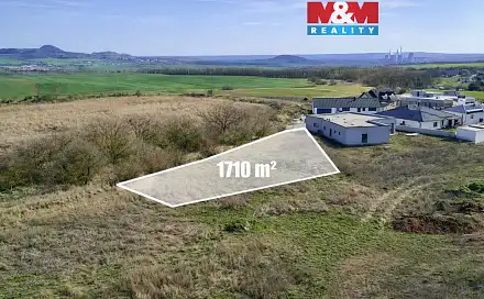 Prodej stavebního pozemku 1 710 m², Most - Vtelno