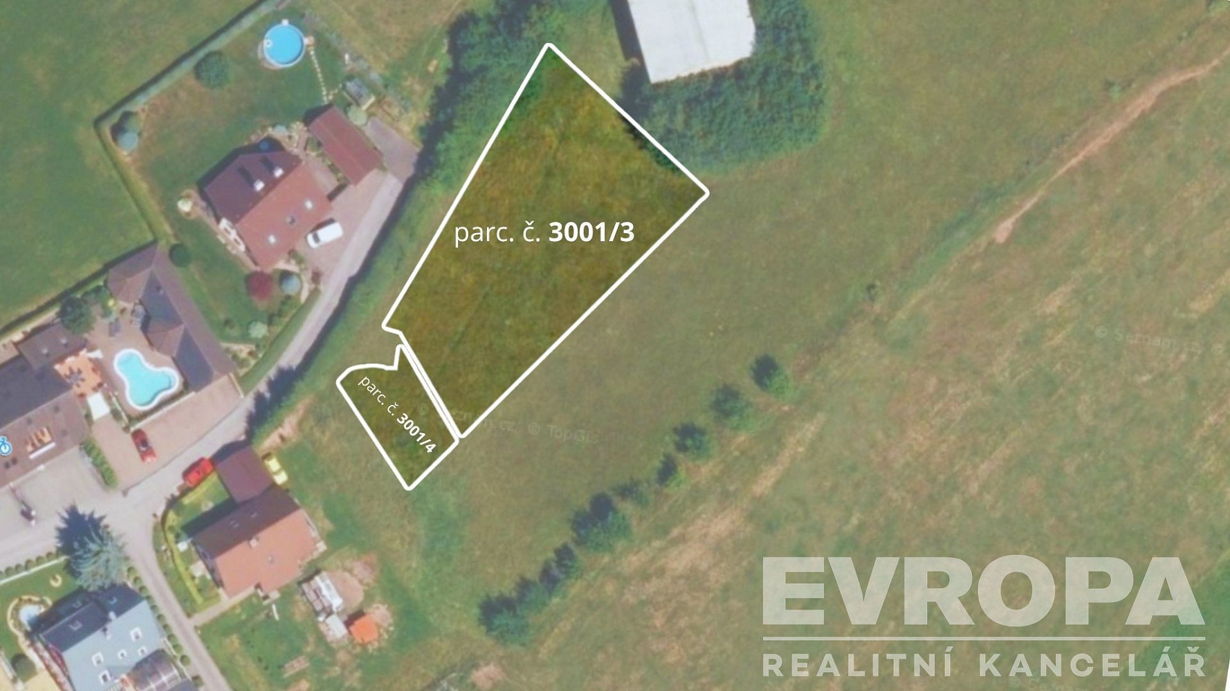 Prodej stavebního pozemku 1 038 m² – fotografie 3