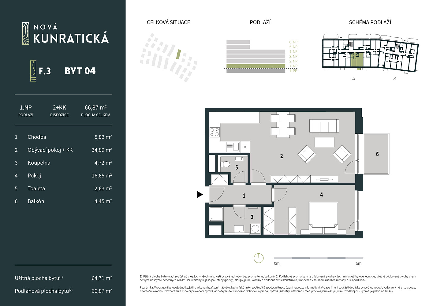 Prodej bytu 2+kk 65 m² – fotografie 2
