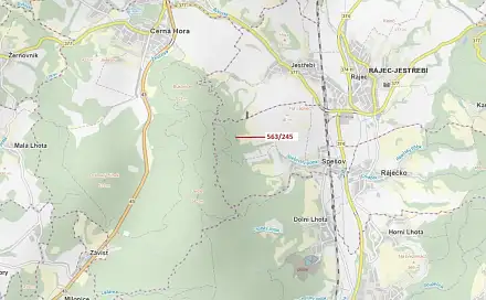 Dražba lesa 1 009 m², Spešov