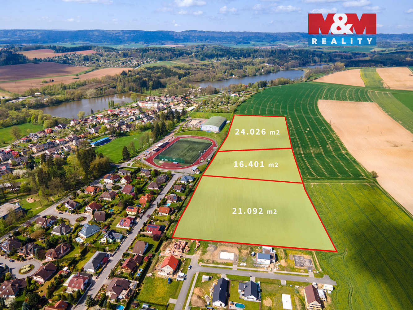 Prodej stavebního pozemku 61 519 m² – pohled 4