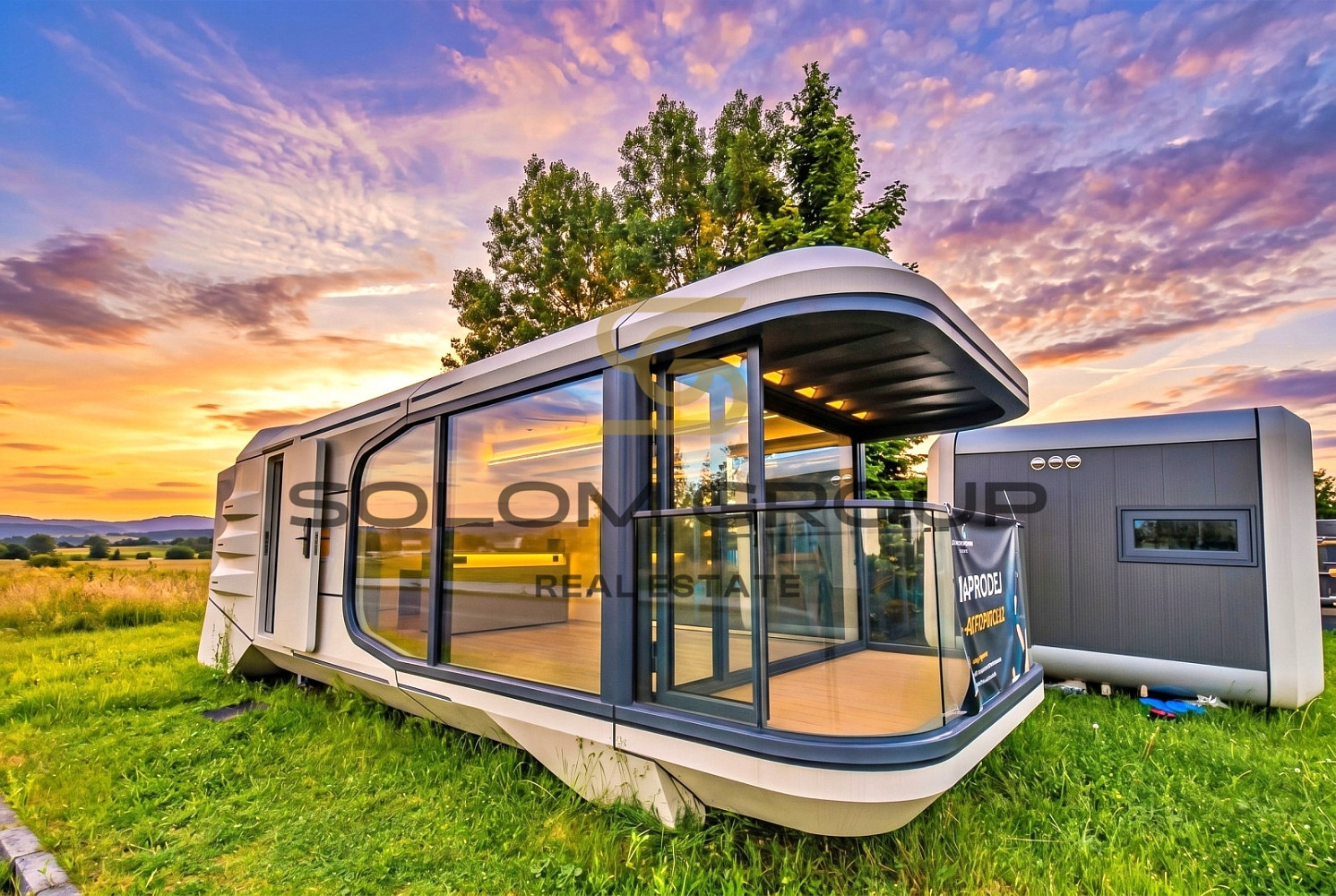 Prodej luxusního mobilního domu 32 m2 ideální pro glamping / investici / rekreaci / bydlení
