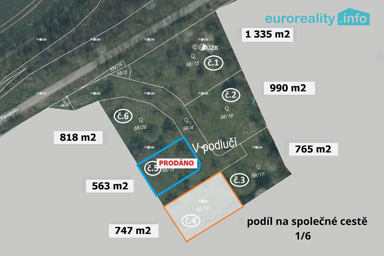 Prodej stavebního pozemku 747 m², Plzeň