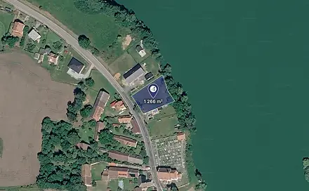 Prodej stavebního pozemku 1 266 m², Lnáře, okres Strakonice