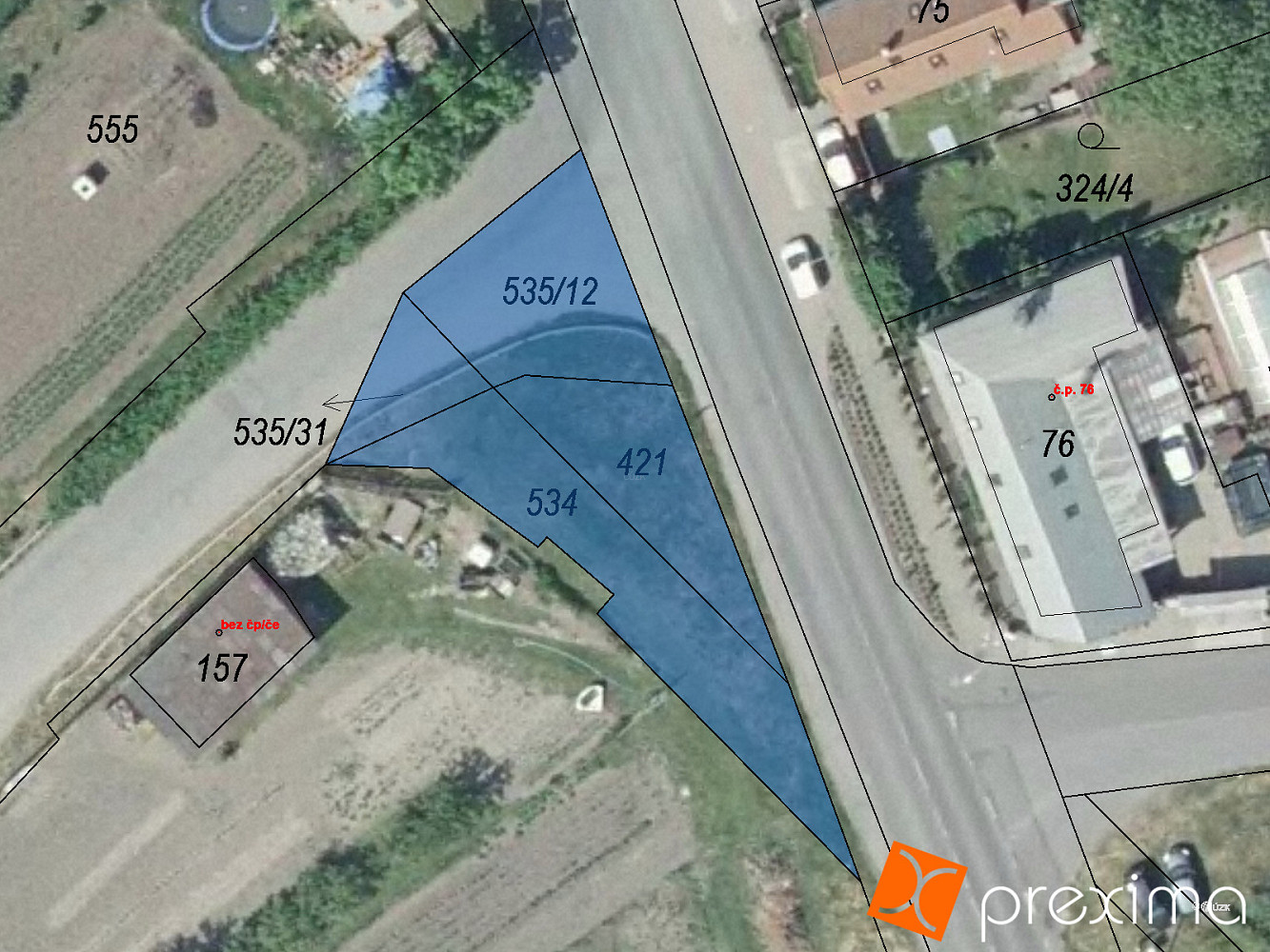 Prodej pozemku 223 m²