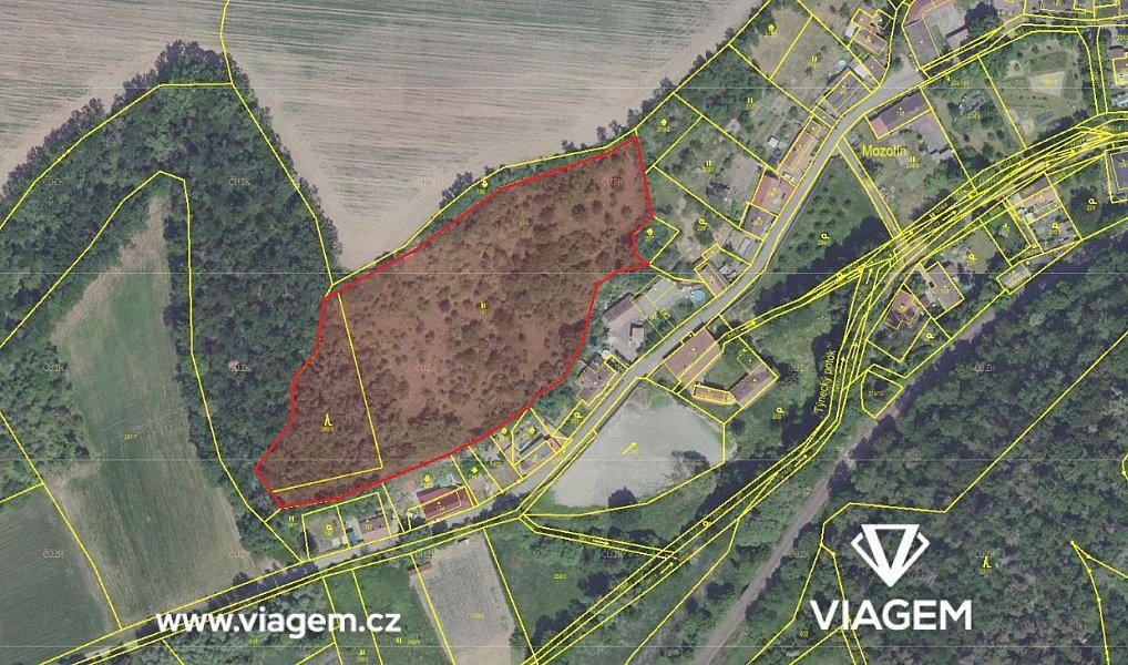 Prodej pole 3 539 m², Koleč – náhled fotky 2