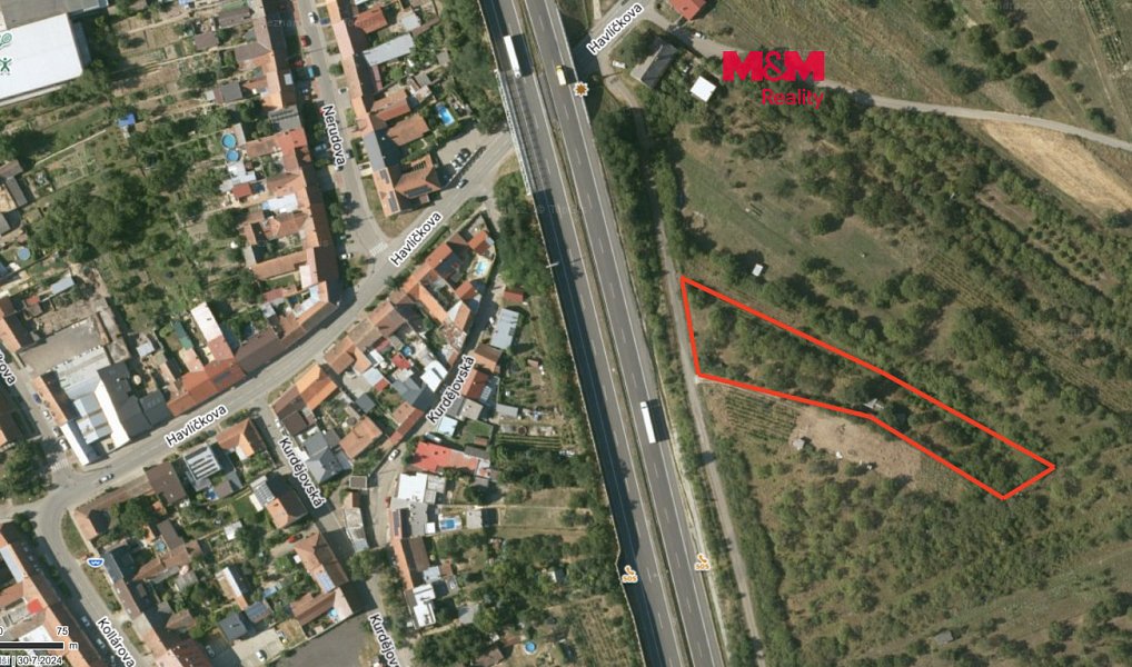 Prodej zahrady 2 173 m², Hustopeče – fotka 1 z 12