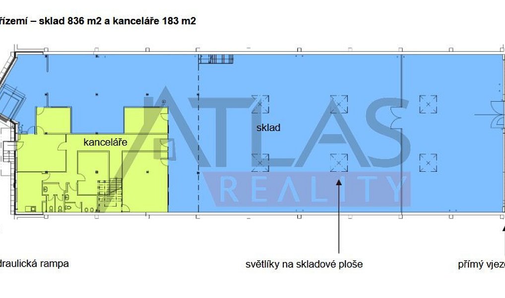 Pronájem skladovacích prostor 1 395 m², Praha – náhled fotky 11