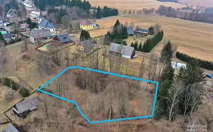 Prodej stavebního pozemku 1 943 m², Bartošovice v Orlických horách, okres Rychnov nad Kněžnou