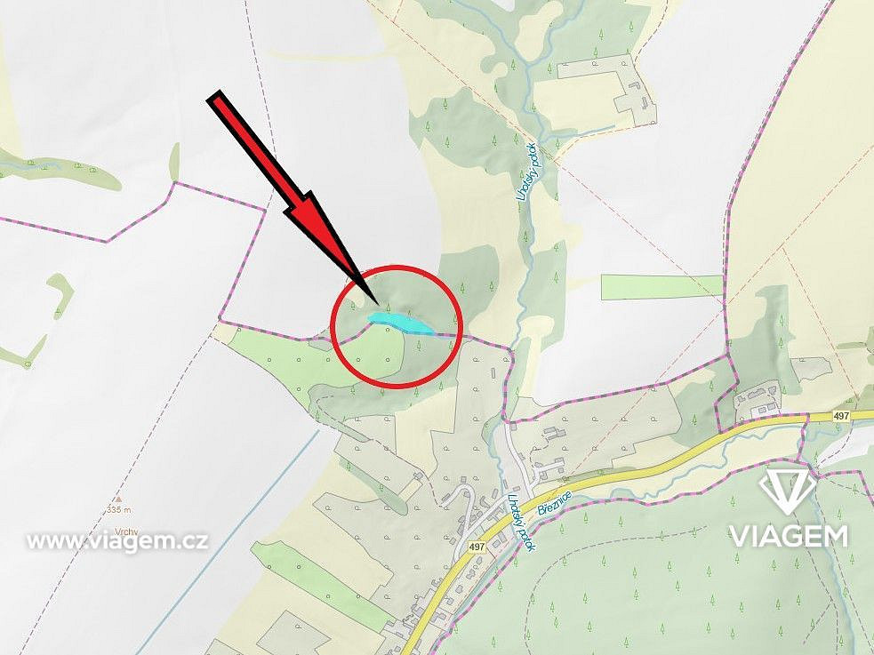 Les 3 587 m², Podíl 8 % o výměře 276 m² – pohled 4