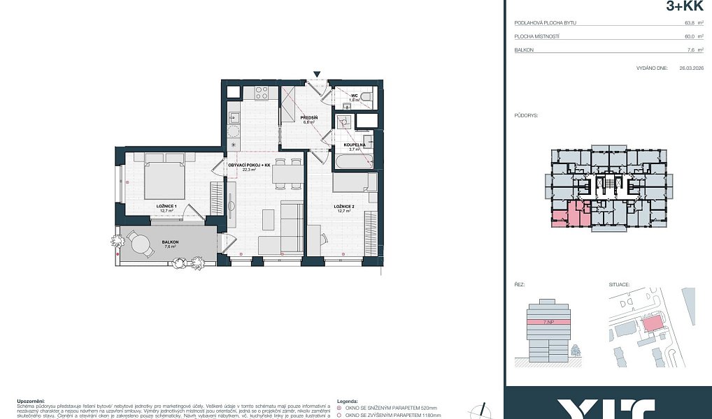 Prodej bytu 3+kk 60 m², Praha – náhled fotky 2