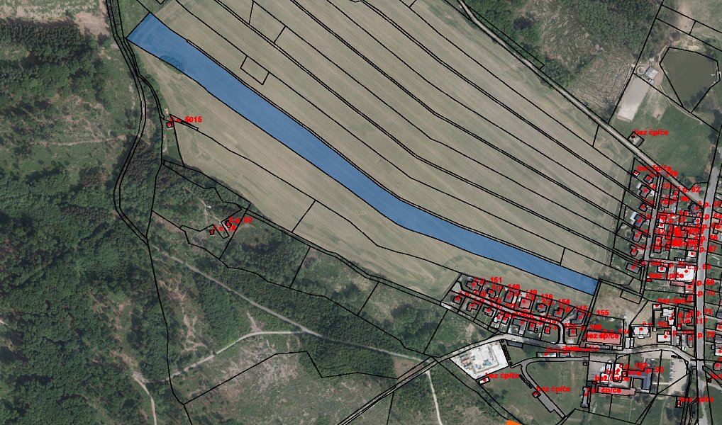 Prodej stavebního pozemku 7 219 m², Jihlava – fotka 1 z 3