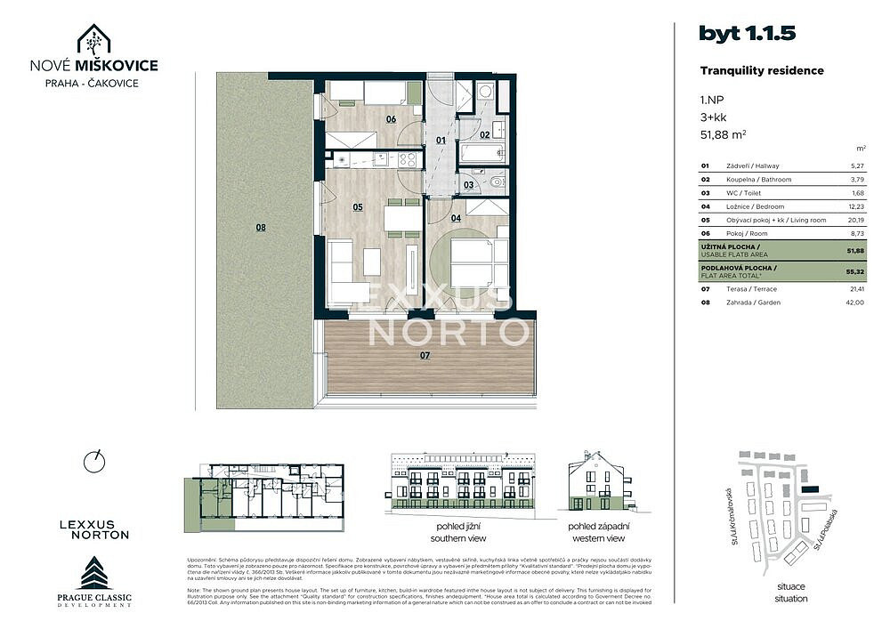 Prodej bytu 3+kk 52 m² - Ansicht 6