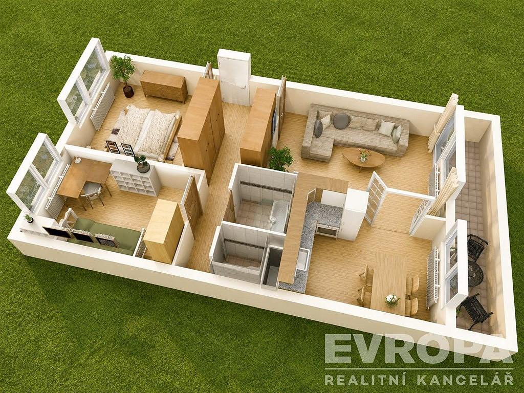 Prodej bytu 3+1 64 m² — photo 2