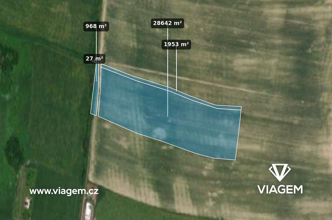 Prodej pole 31 590 m²