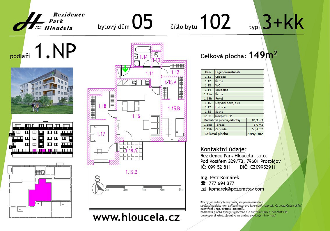 Prodej bytu 3+kk 85 m² – fotografie 3