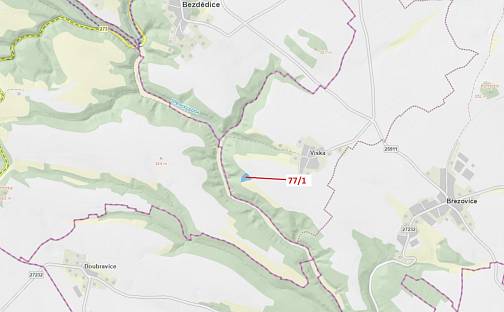 Dražba lesa 4 432 m², Březovice