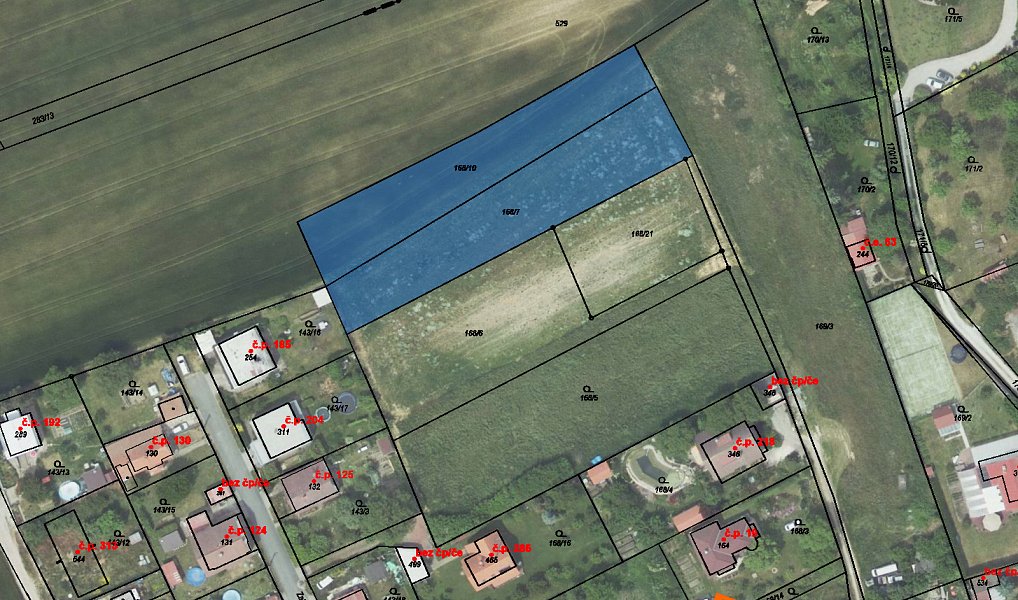 Prodej stavebního pozemku 292 m², Kosoř – fotka 1 z 3
