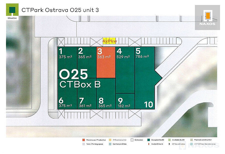 Pronájem CT Boxu-skladových a prodejních prostorů, 363 m², Ostrava-Hrabová – další