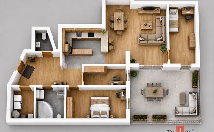Pronájem bytu 4+kk 179 m², Voskovcova, Praha 5 - Hlubočepy