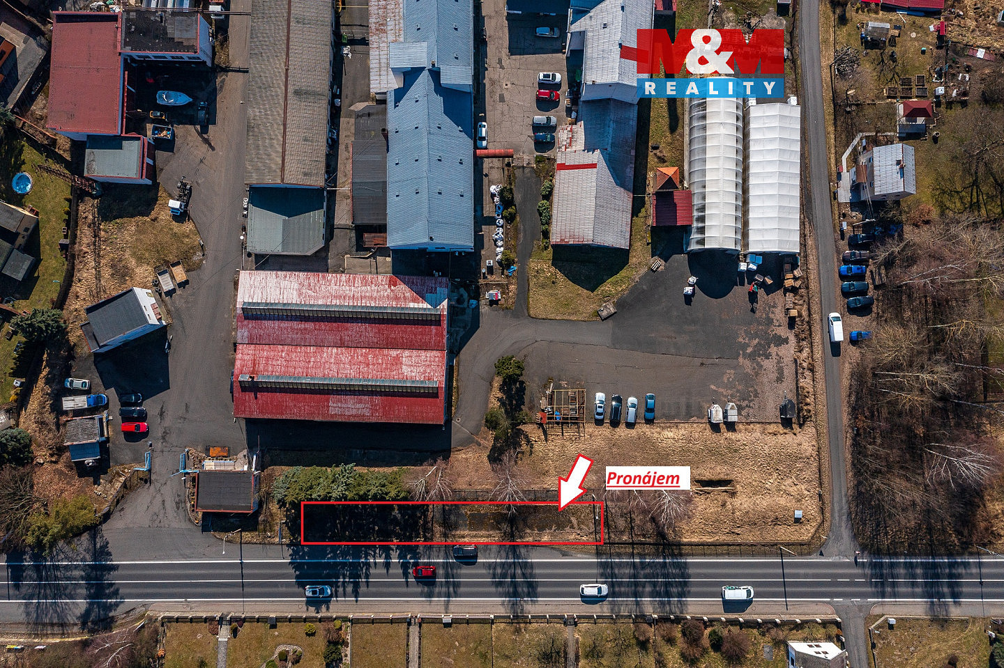 Pronájem komerčního pozemku 727 m²