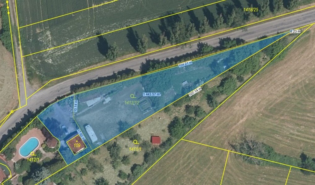 Prodej stavebního pozemku 1 430 m², Zborovy – náhled fotky 11