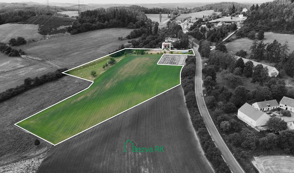 Prodej stavebního pozemku 21 422 m², Nečín – náhled fotky 4