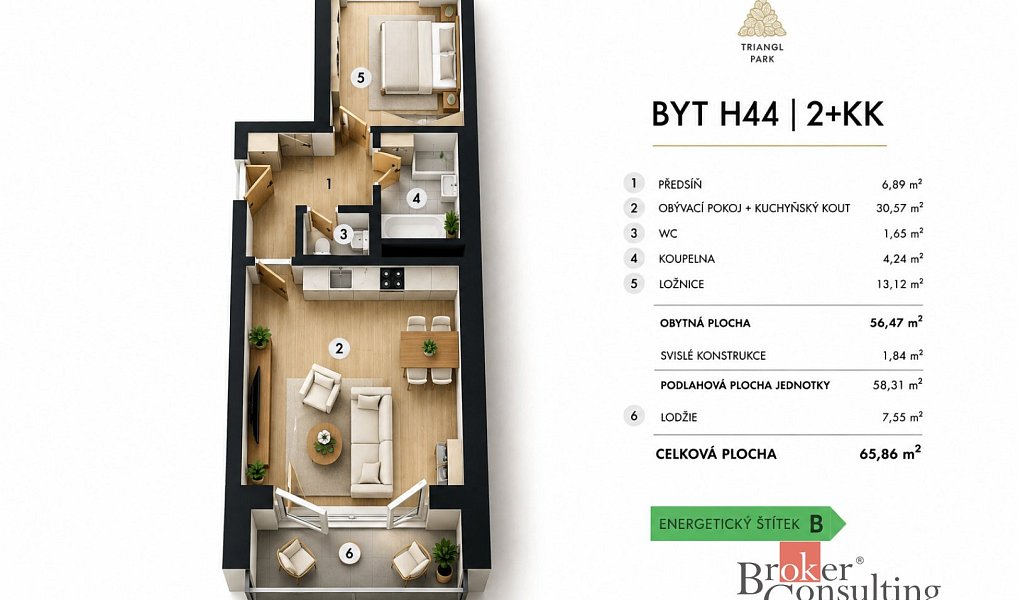Pronájem bytu 2+kk 57 m², Plzeň – náhled fotky 4