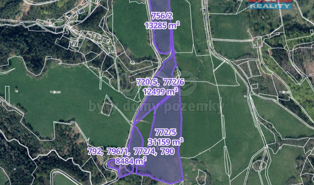 Prodej louky 126 193 m², Kunratice – náhled fotky 18