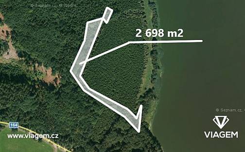 Prodej lesa 899 m², Člunek, okres Jindřichův Hradec