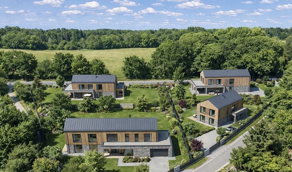 Prodej stavebního pozemku 1 200 m², Zbinohy – náhled fotky 3