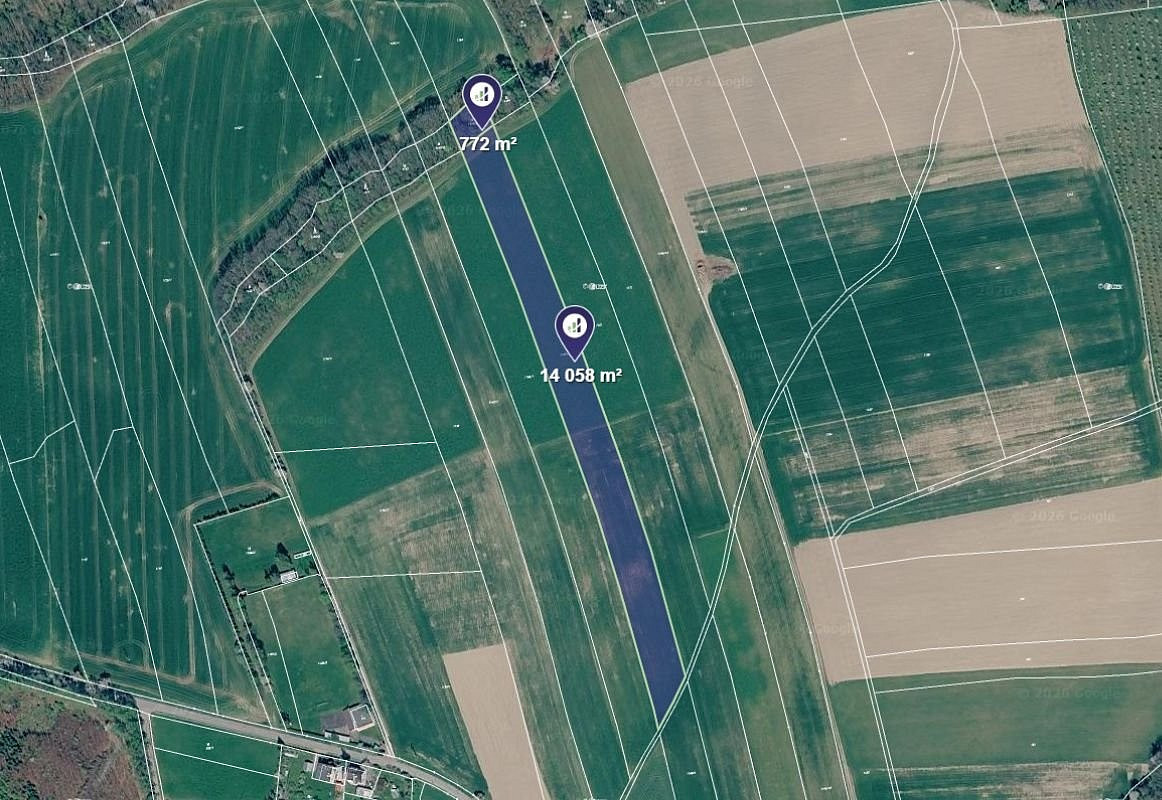 Prodej pole 14 830 m²