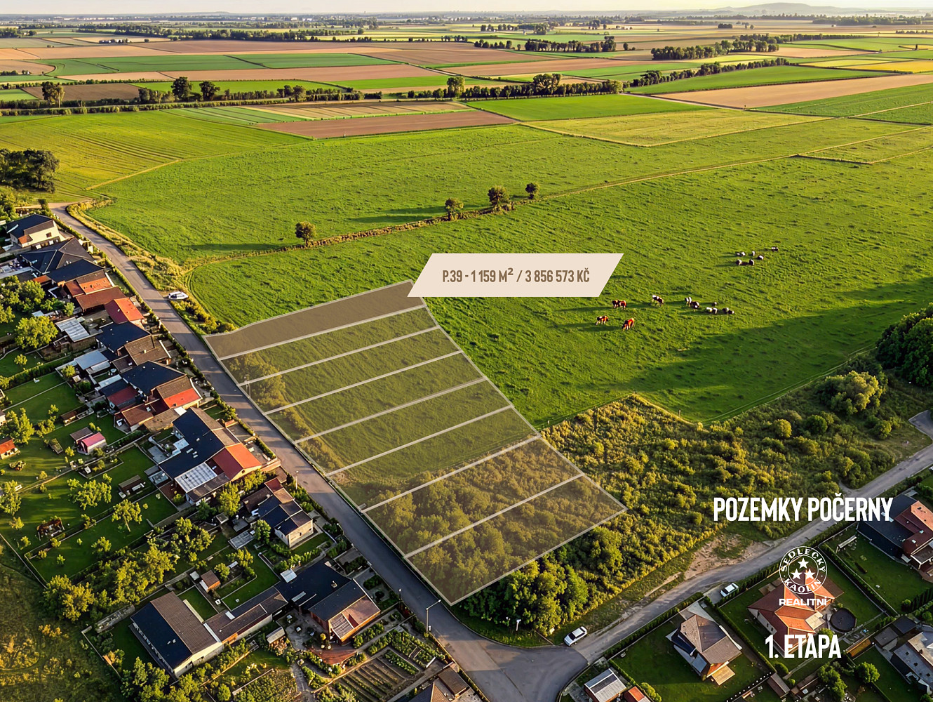 Prodej stavebního pozemku 1 159 m²