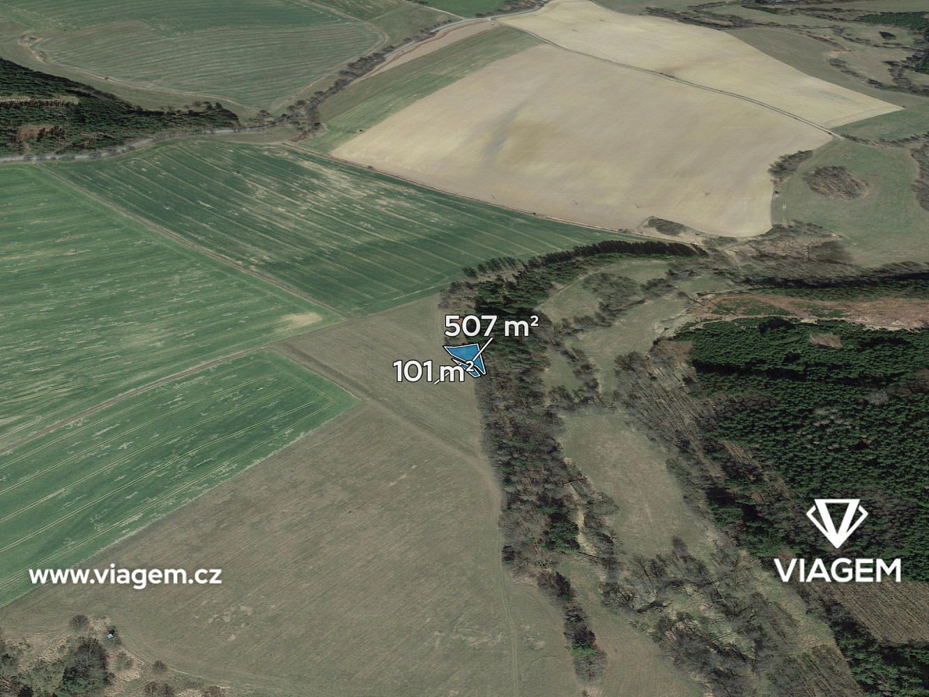 Prodej pole 405 m²