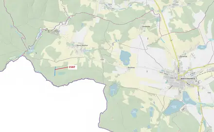 Dražba lesa 11 125 m², Číměř