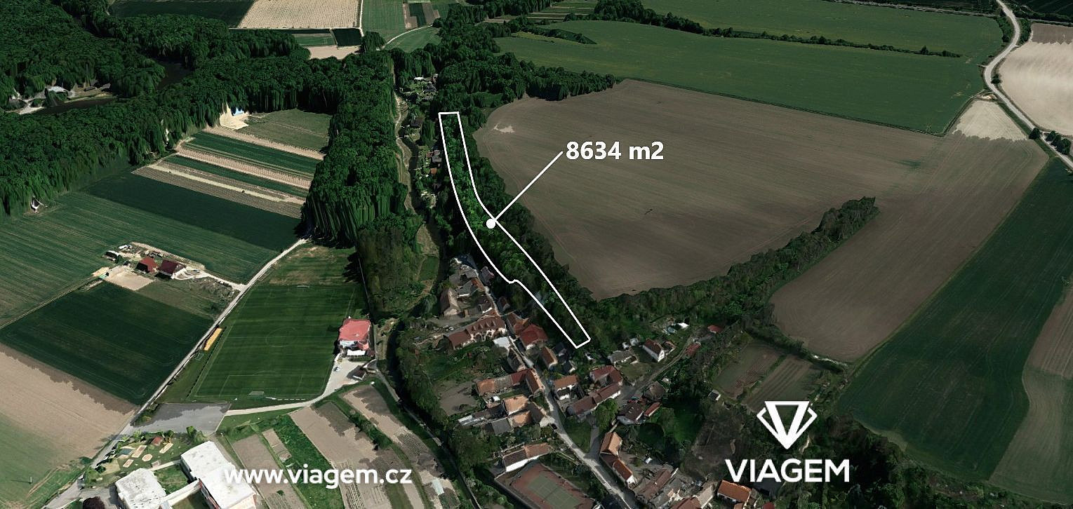 Prodej lesa 8 634 m²
