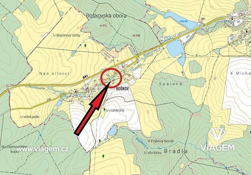 Stavební - bydlení 550 m², Podíl 50 % o výměře 275 m² – pohled 4