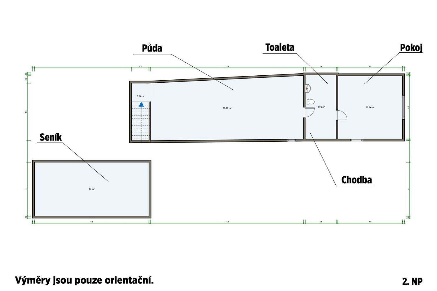 Prodej domu 174 m² s pozemkem 891 m² – pohled 5
