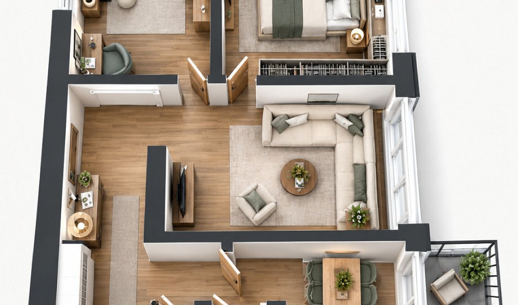 Prodej bytu 3+1 80 m², Pardubice – náhled fotky 4