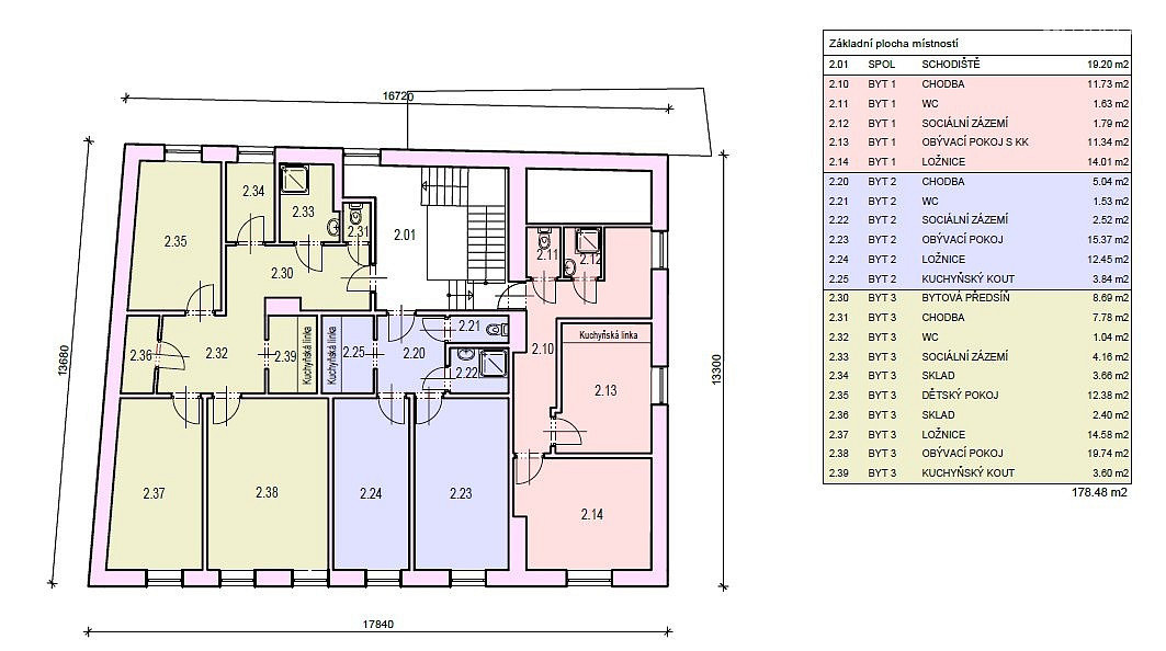 Prodej nájemního domu, činžáku 313 m² – fotografie 3