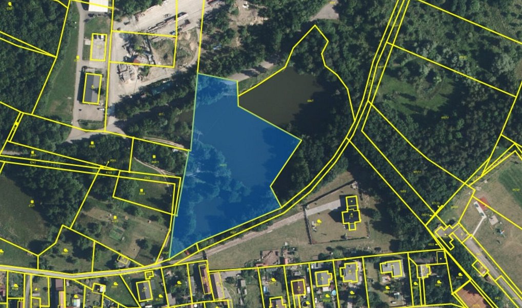 Prodej vodní plochy 8 425 m², Obruby – náhled fotky 3