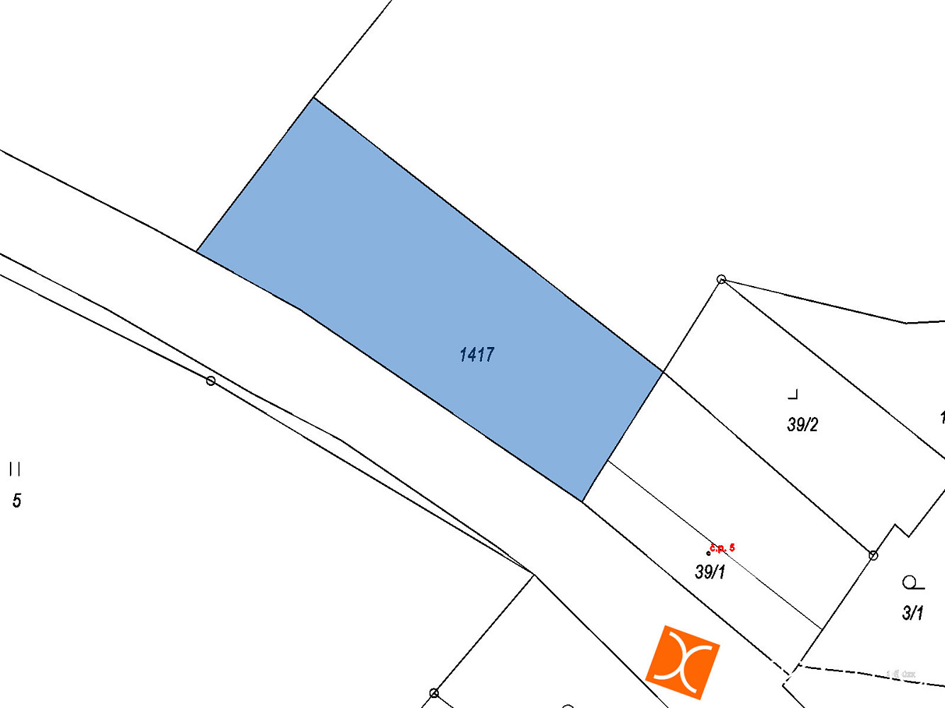 Prodej stavebního pozemku 466 m² – fotografie 2