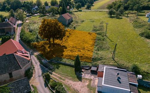 Prodej stavebního pozemku 1 091 m², Radnice - Svatá Barbora, okres Rokycany