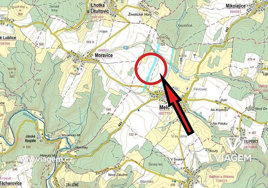 Prodej pole 11 771 m² – pohled 4