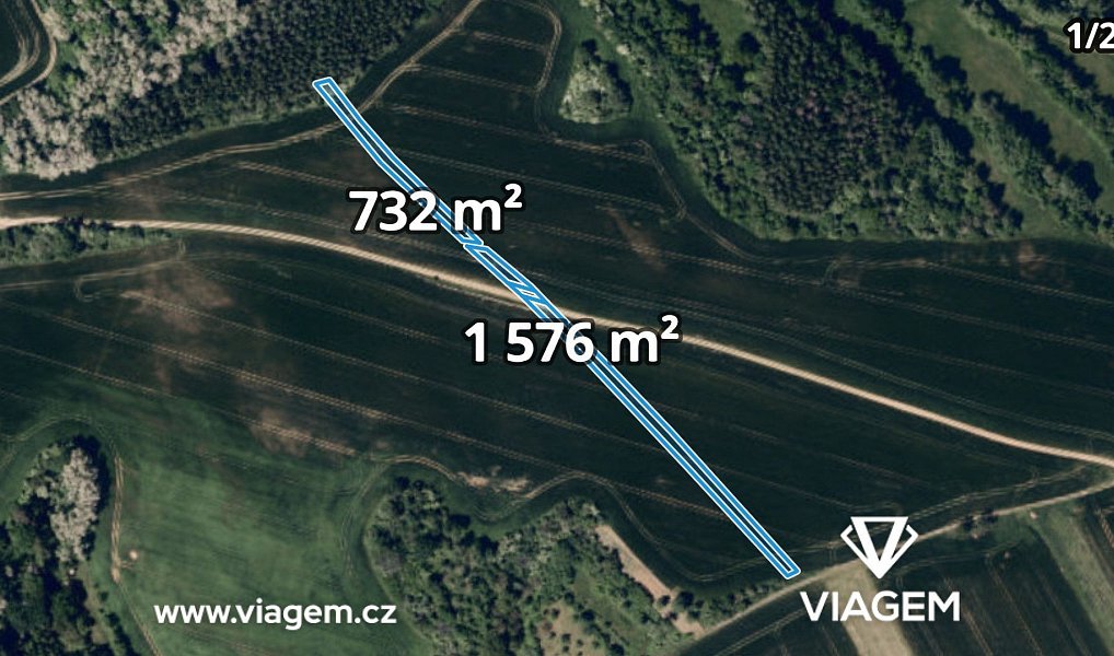 Prodej pozemku, 458 m², Uherské Hradiště, Jalubí